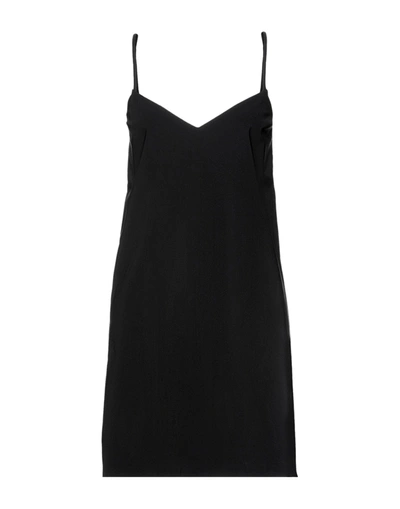 Shop Rrd Woman Mini Dress Black Size 10 Polyamide, Elastane