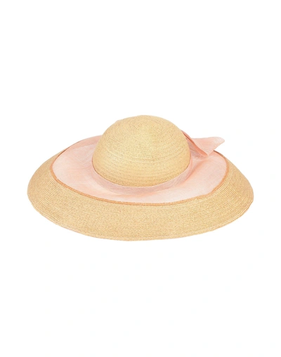 Shop Borsalino Hats In Ocher