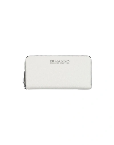 Shop Ermanno Di Ermanno Scervino Wallets In White