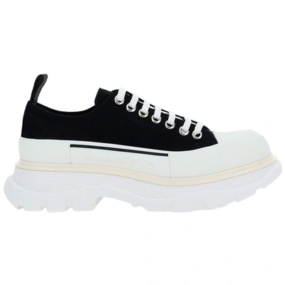 Alexander Mcqueen Alexander Mc Queen Black/white Tread Slick Shoes