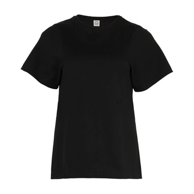 Shop Totême Cotton T-shirt In Black