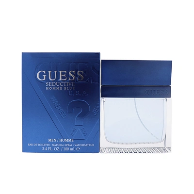 【美国直购】Guess 盖尔斯Seductive Homme Blue蓝色魅惑男士淡香水 100毫升