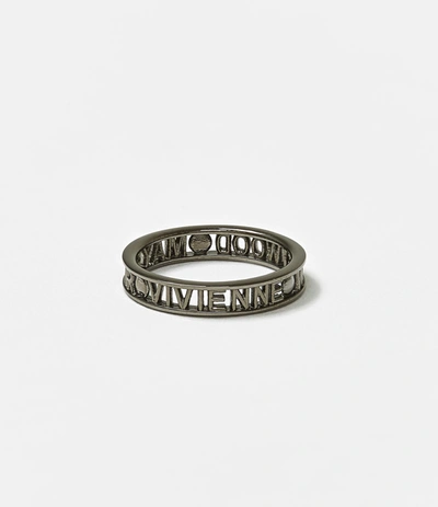 Vivienne Westwood Westminster Ring In Gunmetal-tone | ModeSens