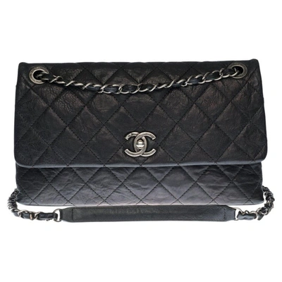 Chanel Meat Packaged Flap Bag - Black Shoulder Bags, Handbags - CHA370967