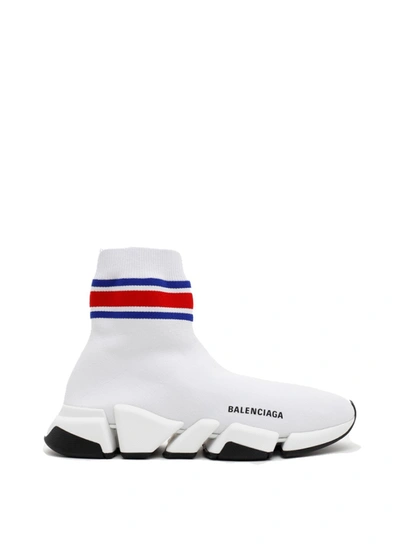 Shop Balenciaga Speed 2.0 Sneakers In White