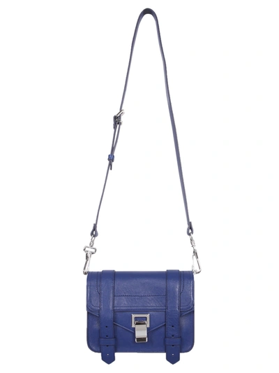 Shop Proenza Schouler Mini Ps1 Shoulder Bag In Blu