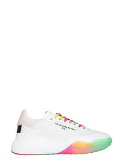 Shop Stella Mccartney Loop Lace-up Sneakers In Multicolor