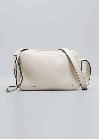 Shop Proenza Schouler White Label Watts Leather Camera Shoulder Bag In Vanilla