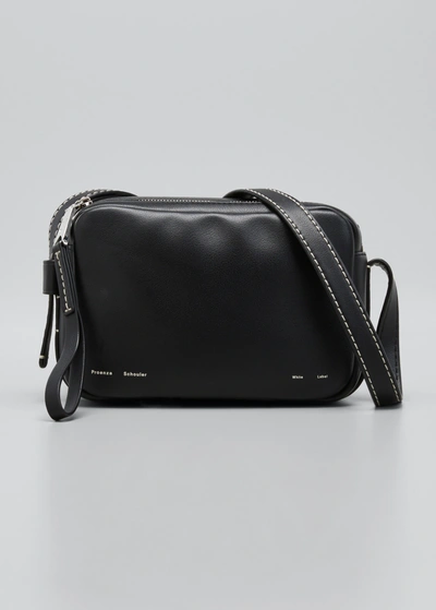 Shop Proenza Schouler White Label Watts Leather Camera Shoulder Bag In Black
