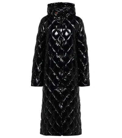 Shop Perfect Moment Duvet Quilted Down Ski Coat In Black Cire
