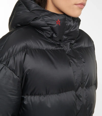Perfect Moment Oversized Parka Ii Down Ski Jacket In Black / Snopw White |  ModeSens