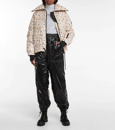 Moncler Genius Womens Pastel Pink X 3 Moncler Grenoble Chambairy Printed Shell-down Jacket M In White