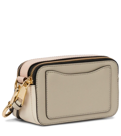 MARC JACOBS THE SNAPSHOT LEATHER BI-COLOR CAMERA BAG - CRTBLNCHSHP