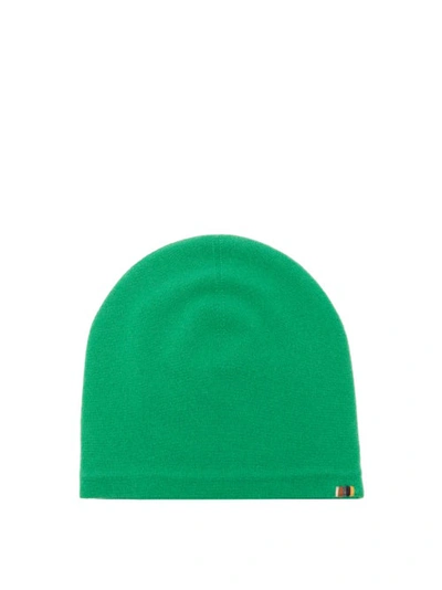 Extreme Cashmere No.212 Bob Stretch-cashmere Blend Beanie Hat In Green |  ModeSens