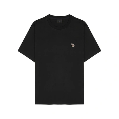 Shop Ps By Paul Smith Black Cotton T-shirt
