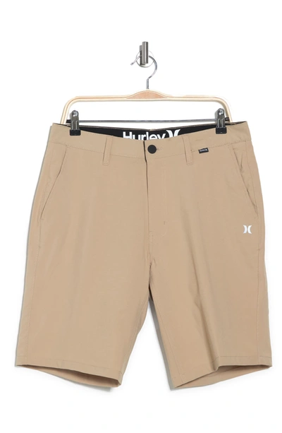 Shop Hurley Hybrid Walking Shorts In Clay