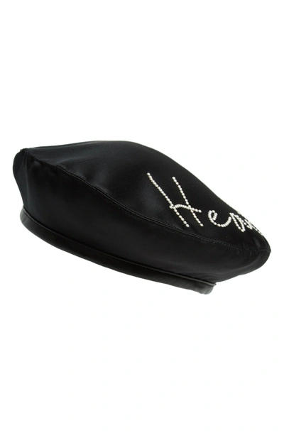 Shop Eugenia Kim Heartbreaker Beret In Black