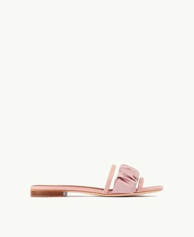 Shop Malone Souliers Demi Flat In Pink