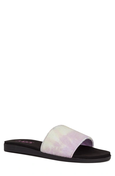 Sugar Women's Sahara Embellished Pool Slide Sandals Women's Shoes In Purple  | ModeSens