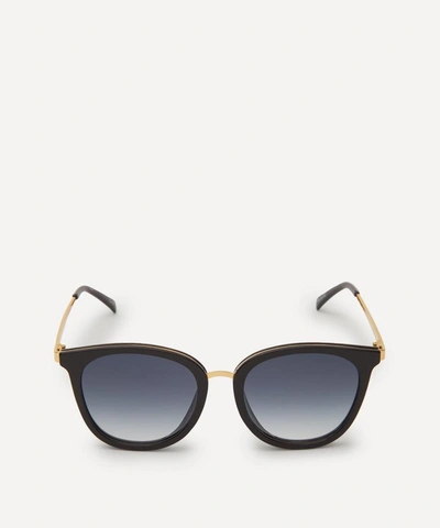 Shop Le Specs Bandore Alt Fit Round Sunglasses In Black