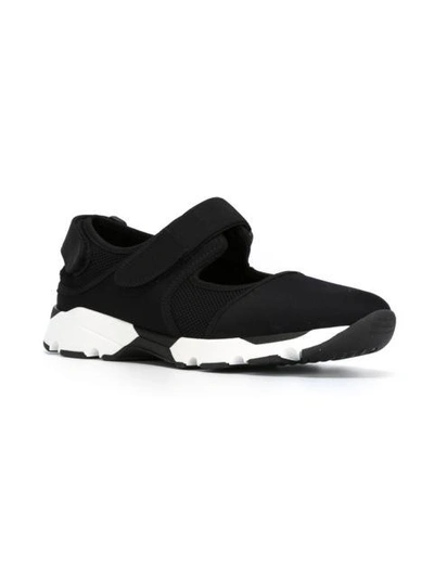 Shop Marni Velcro Fastening Sneakers