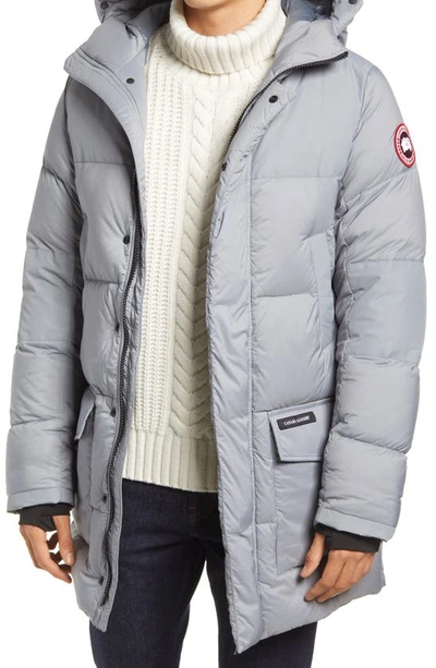 Shop Canada Goose Armstrong 750 Fill Power Down Jacket In Boulder Grey - Gris Rocher