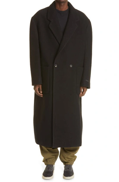Shop Fear Of God The Overcoat In Black
