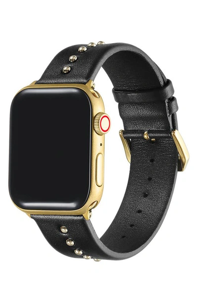 Shop The Posh Tech Skyler Leather 20mm Apple Watch® Watchband In Black