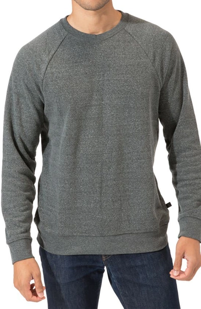 Shop Threads 4 Thought Raglan Sweatshirt In Gunmetal