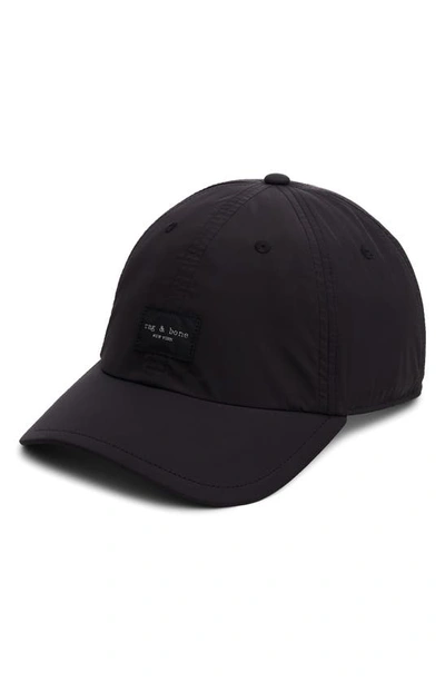 Shop Rag & Bone Addison Baseball Cap In Black