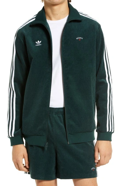 Shop Adidas Originals Noah Corduroy Track Top In Green Night