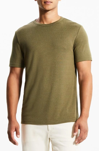 Shop Theory Anemone Milano Essential Tee In Dark Olive