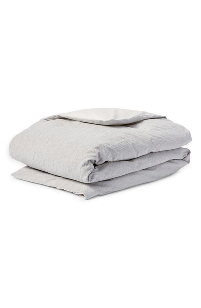 Shop Coyuchi Toro Canyorn Organic Cotton Duvet Cover In Sterling