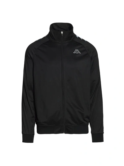 Shop Kappa Men's 222 Banda Anniston Track Jacket In Black Black