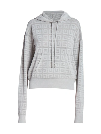 Givenchy Grey Monogram Zip-up Jacket
