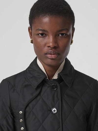 Burberry Quilted Thermoregulated Jacket In Black