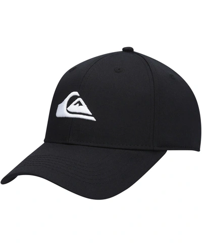 Shop Quiksilver Men's Black Decades Snapback Hat