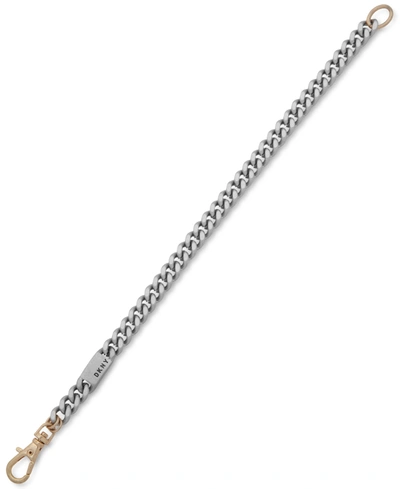 Shop Dkny Men's Two-tone Chain Bracelet In Silver/gold