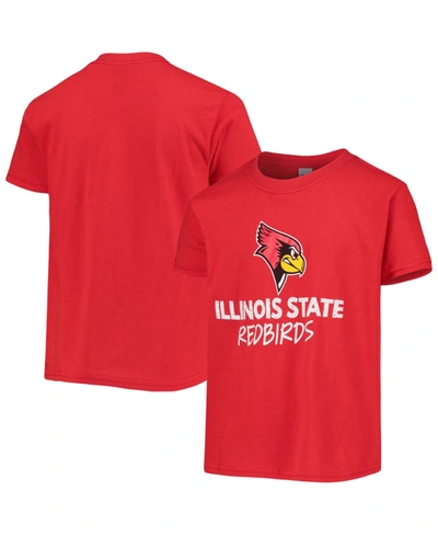 Shop Two Feet Ahead Big Boys And Girls Red Illinois State Redbirds Team T-shirt