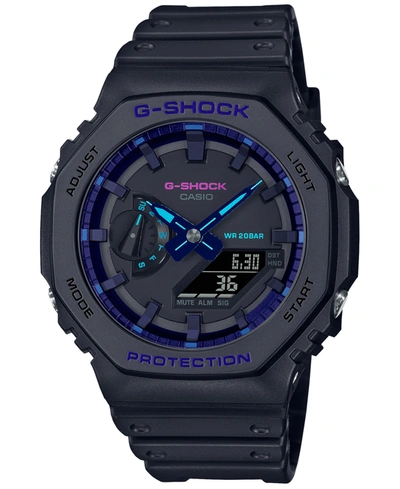 Shop G-shock Men's Black Resin Strap Watch, 45.4mm