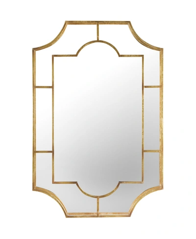 Shop Creative Co-op Inc Art Deco Metal Framed Wall Mirror, Gold-tone