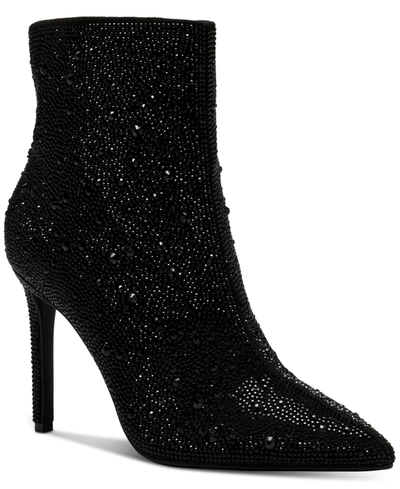 Shop Inc International Concepts Women's Reisa Dress Booties, Created For Macy's Women's Shoes In Black Bling