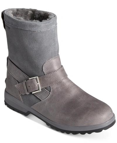 Shop Sperry Women's Maritime Step In Boots Women's Shoes In Grey