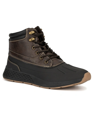 Shop Reserved Footwear Men's Cascade Work Boots In Black