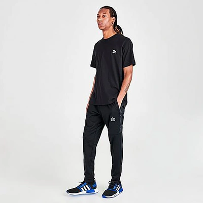 Shop Adidas Originals Adidas Men's Originals Trefoil Edge Jogger Pants In Black