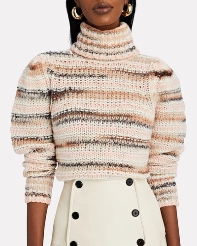 Shop A.l.c Selina Space Dye Turtleneck Sweater In Multi