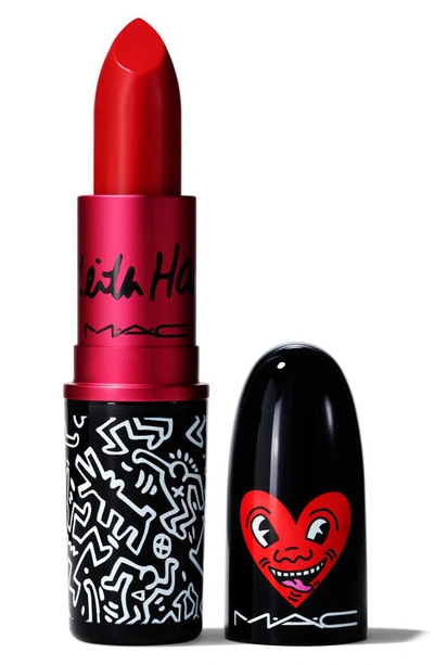 Mac Cosmetics Mac Viva Glam X Keith Haring Matte Lipstick In Red Haring