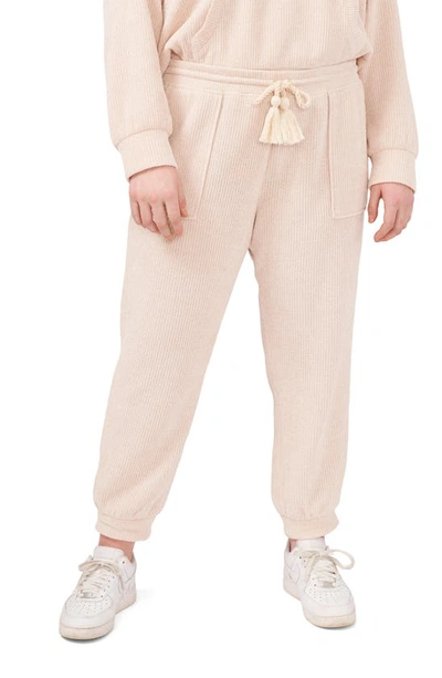1.state Tassel Tie Joggers In Soft Ecru