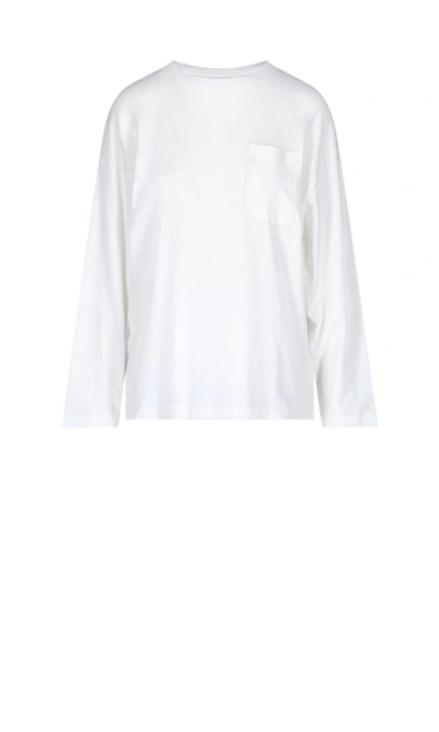 Shop Khaite T-shirt In White