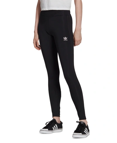Shop Adidas Originals Adidas Women's Originals 3-stripes Full Leggings In Black